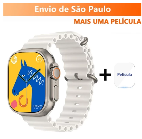 Nova Série 8 Relógio Ultra Smart Watch Esportivo Sem Fio À Prova D'água T800 acompanha uma película!!