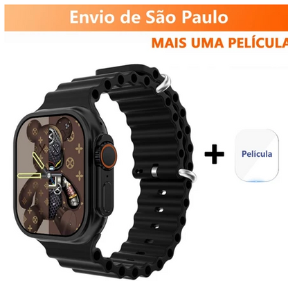 Nova Série 8 Relógio Ultra Smart Watch Esportivo Sem Fio À Prova D'água T800 acompanha uma película!!