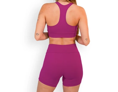 Conjunto Fitness Feminino de Poliamida Suplex Conjunto Academia Esportivo UV 50+ Toque Suave