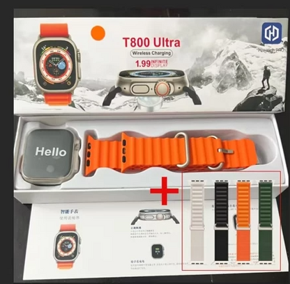 Nova Série 8 Relógio Ultra Smart Watch Esportivo Sem Fio À Prova D'água T800 acompanha uma película!!