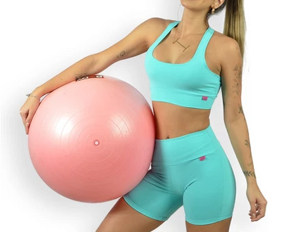 Conjunto Fitness Feminino de Poliamida Suplex Conjunto Academia Esportivo UV 50+ Toque Suave